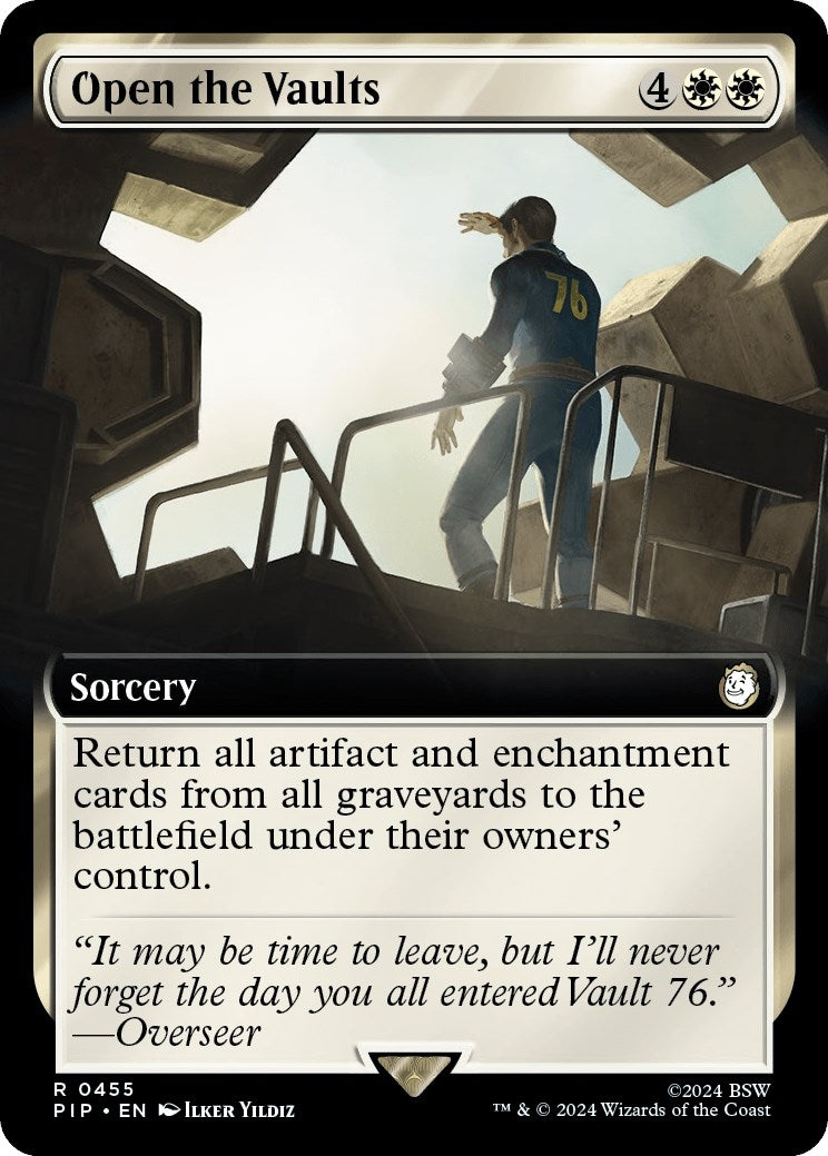 Image for Open the Vaults (Extended Art) (455) [Universes Beyond: Fallout] - Magic: The Gathering