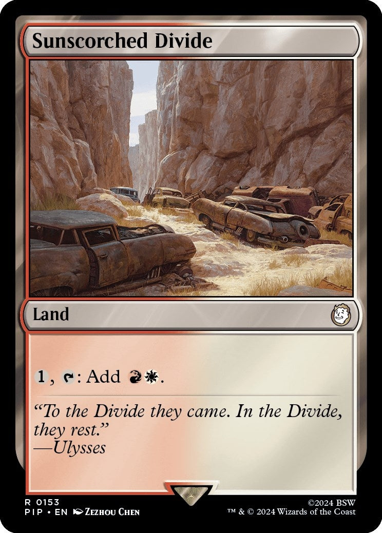 Image for Sunscorched Divide (153) [Universes Beyond: Fallout] - Magic: The Gathering