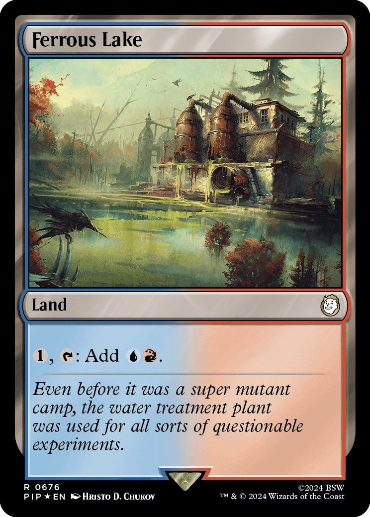 Image for Ferrous Lake (Surge Foil) (676) [Universes Beyond: Fallout] - Magic: The Gathering