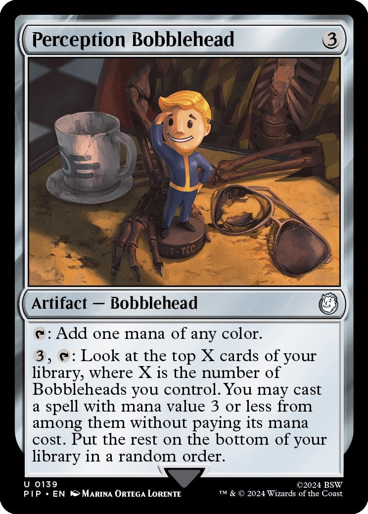 Image for Perception Bobblehead (139) [Universes Beyond: Fallout] - Magic: The Gathering