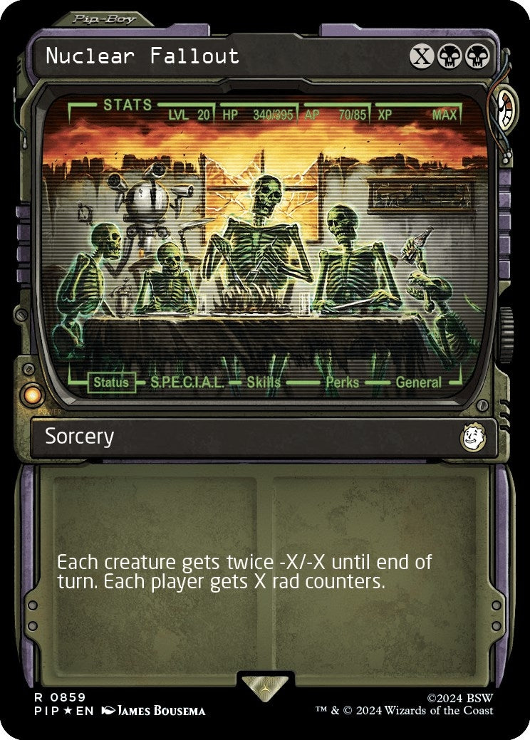 Image for Nuclear Fallout (Showcase) (Surge Foil) (859) [Universes Beyond: Fallout] - Magic: The Gathering