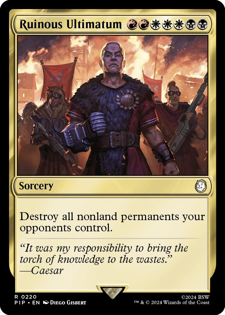 Image for Ruinous Ultimatum (220) [Universes Beyond: Fallout] - Magic: The Gathering