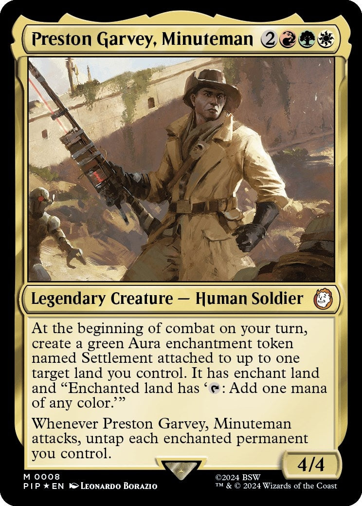 Image for Preston Garvey, Minuteman (8) [Universes Beyond: Fallout] - Magic: The Gathering