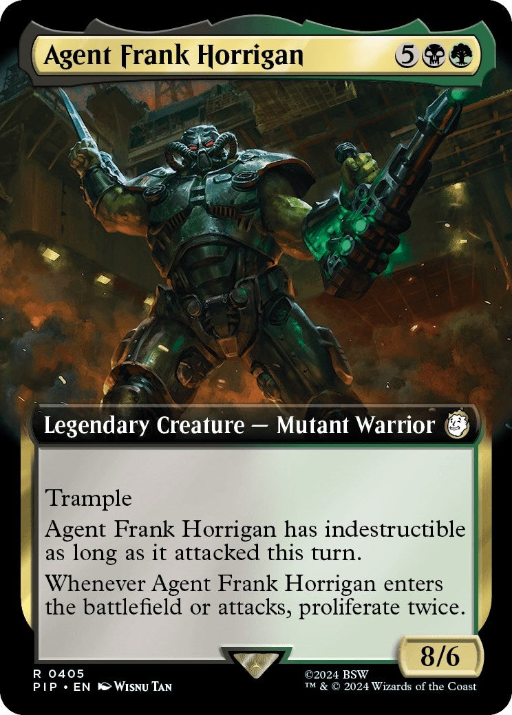 Image for Agent Frank Horrigan (Extended Art) (405) [Universes Beyond: Fallout] - Magic: The Gathering