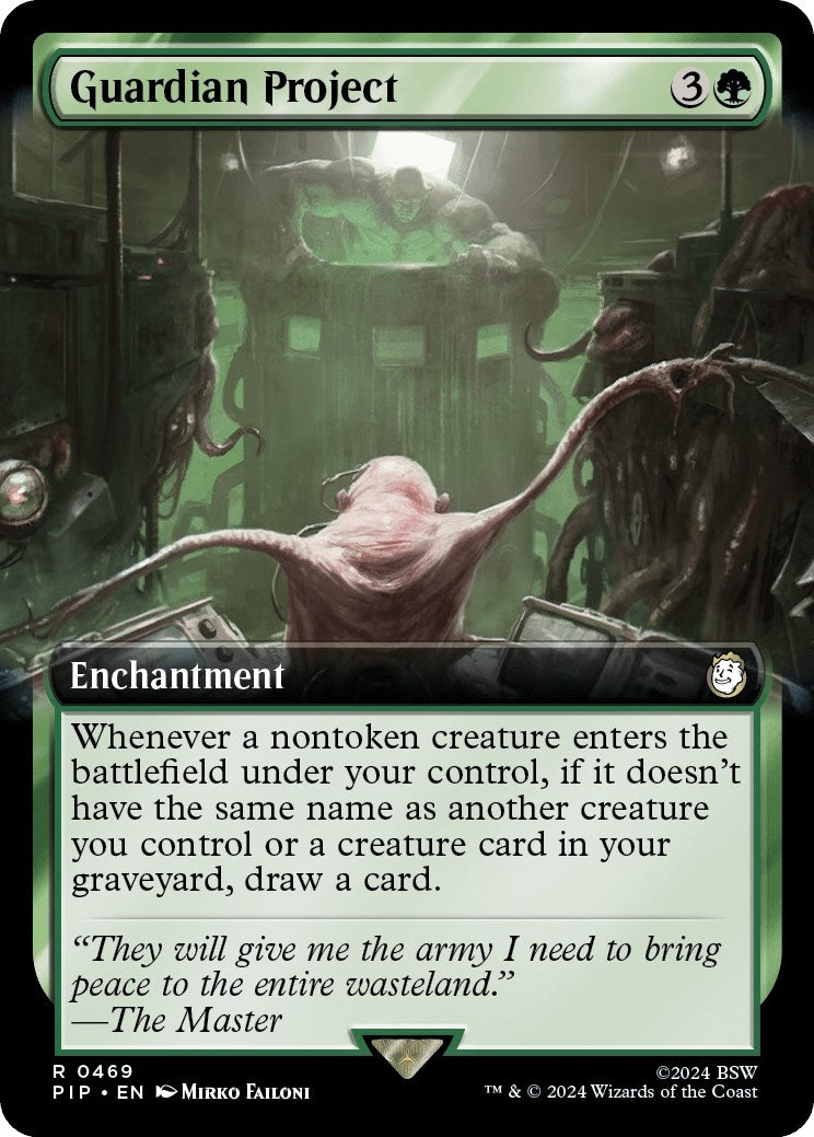 Image for Guardian Project (Extended Art) (469) [Universes Beyond: Fallout] - Magic: The Gathering