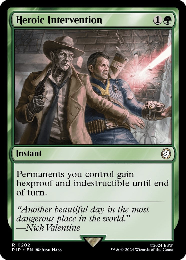 Image for Heroic Intervention (202) [Universes Beyond: Fallout] - Magic: The Gathering