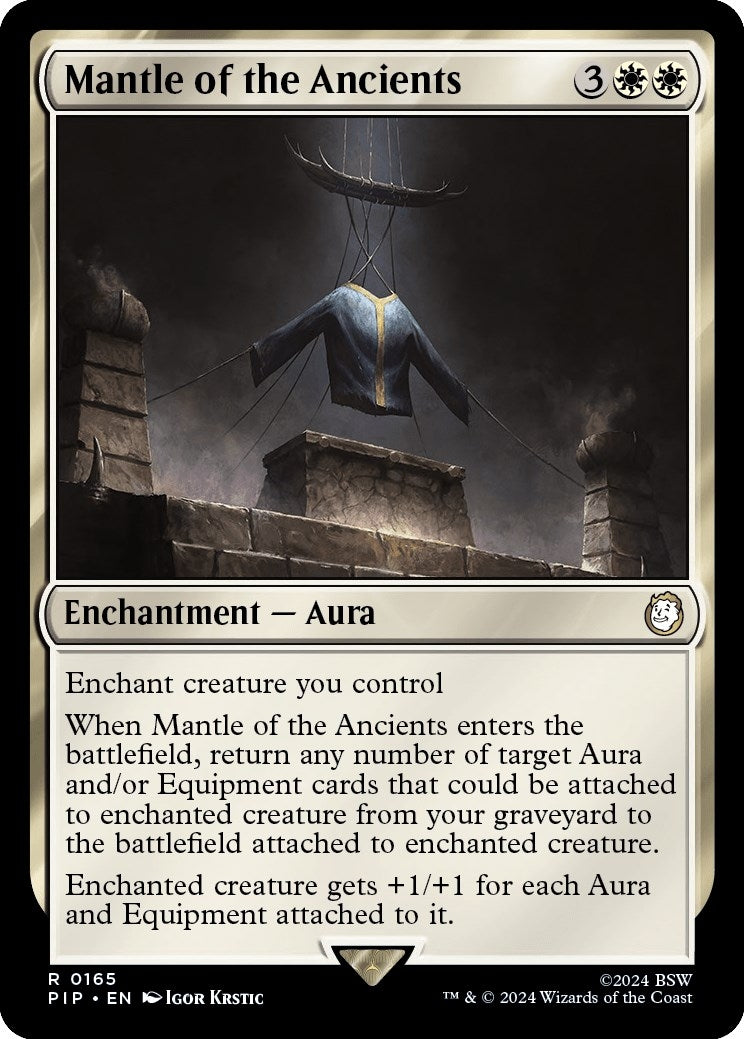 Image for Mantle of the Ancients (165) [Universes Beyond: Fallout] - Magic: The Gathering