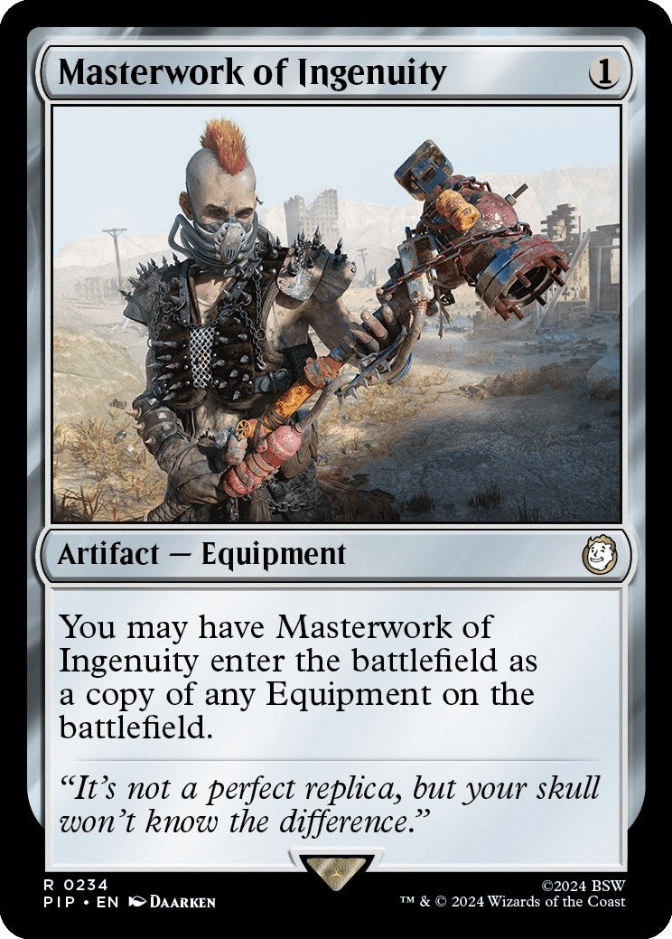 Image for Masterwork of Ingenuity (234) [Universes Beyond: Fallout] - Magic: The Gathering