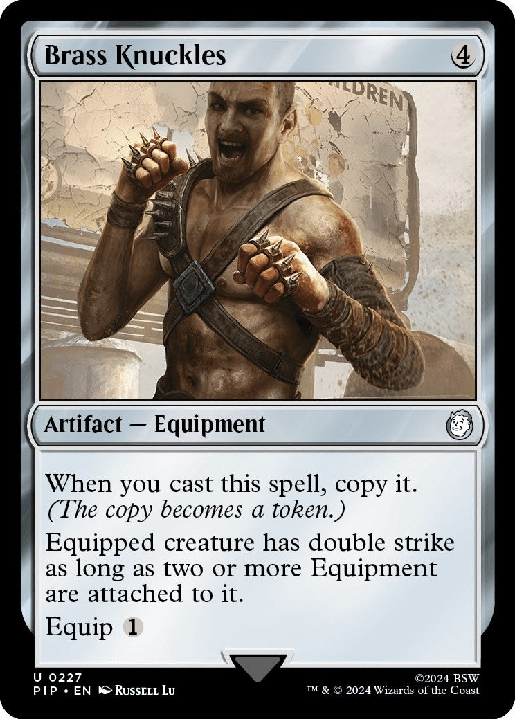 Image for Brass Knuckles (227) [Universes Beyond: Fallout] - Magic: The Gathering