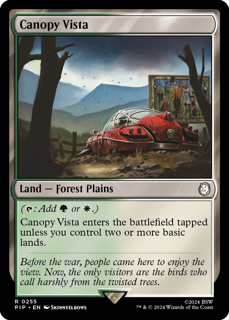 Image for Canopy Vista (255) [Universes Beyond: Fallout] - Magic: The Gathering