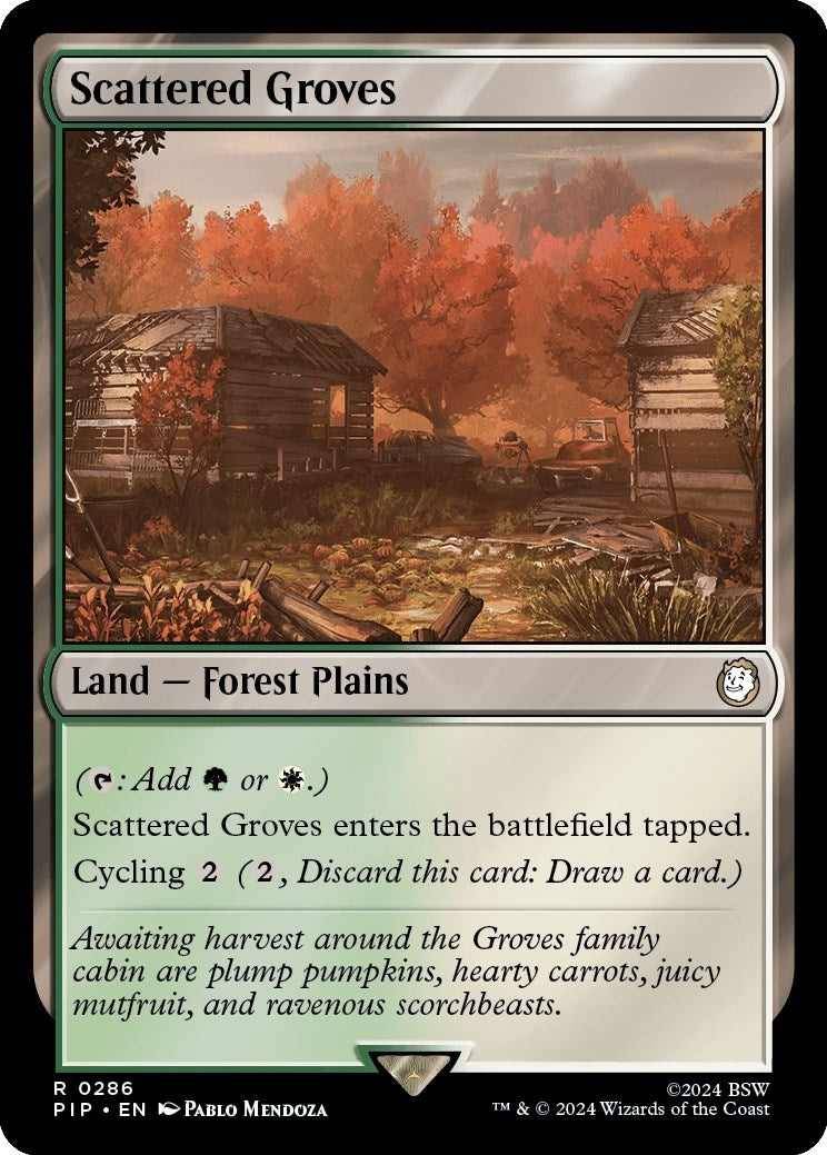 Image for Scattered Groves (286) [Universes Beyond: Fallout] - Magic: The Gathering