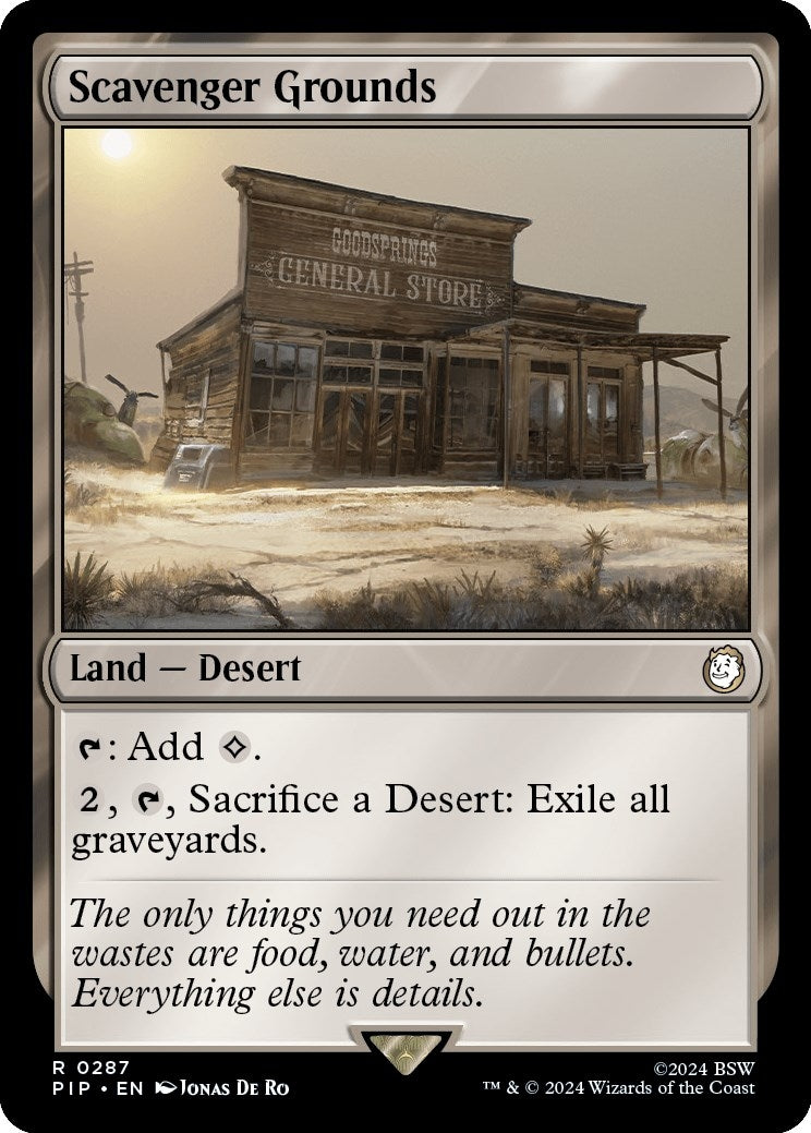 Image for Scavenger Grounds (287) [Universes Beyond: Fallout] - Magic: The Gathering