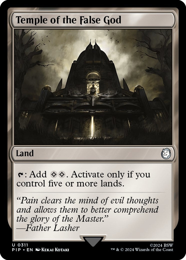 Image for Temple of the False God (311) [Universes Beyond: Fallout] - Magic: The Gathering