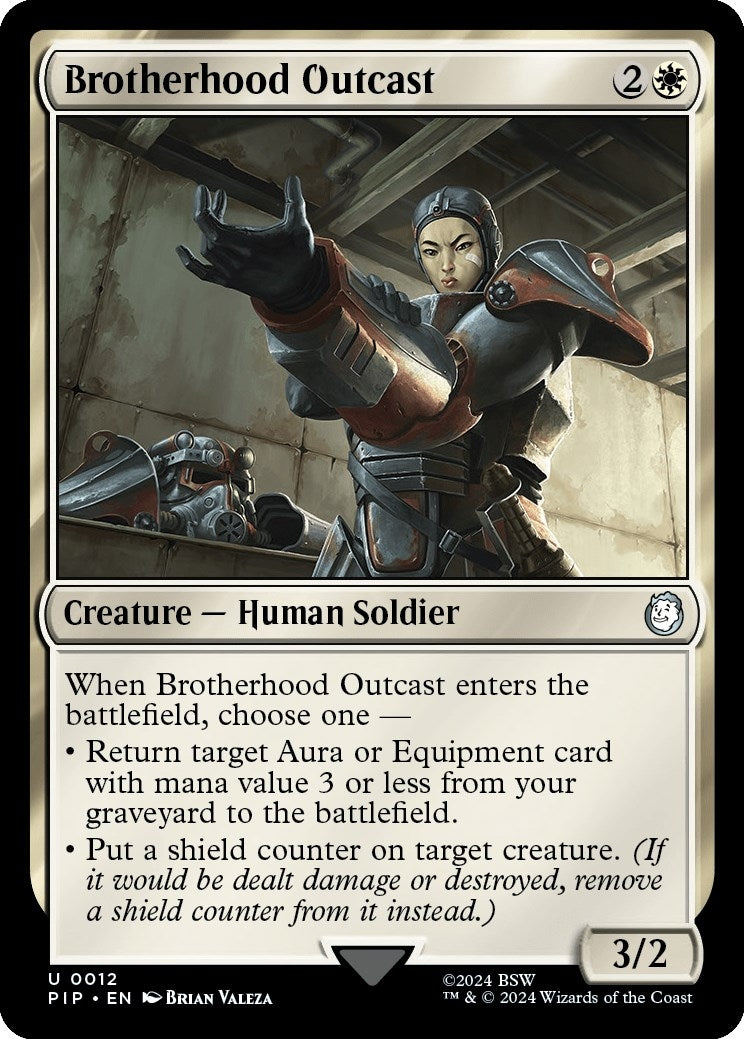 Image for Brotherhood Outcast (12) [Universes Beyond: Fallout] - Magic: The Gathering
