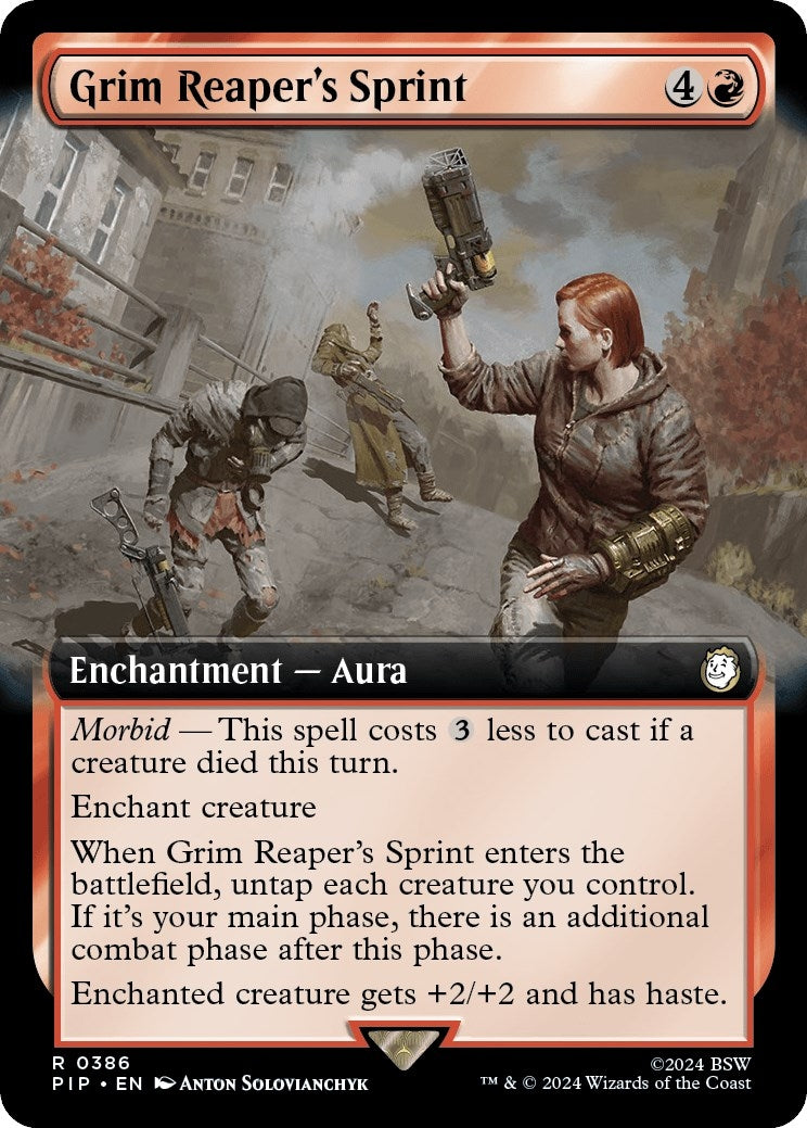 Grim Reaper's Sprint (Extended Art) (386) [Universes Beyond: Fallout]