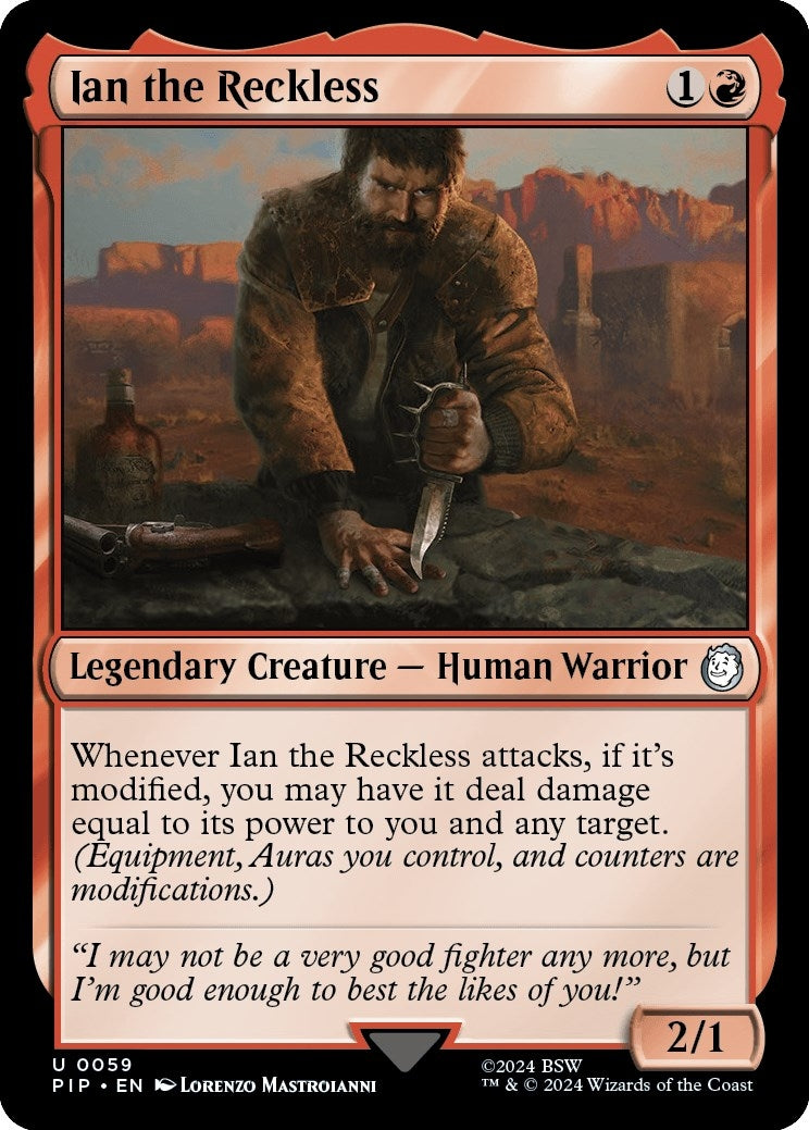 Image for Ian the Reckless (59) [Universes Beyond: Fallout] - Magic: The Gathering