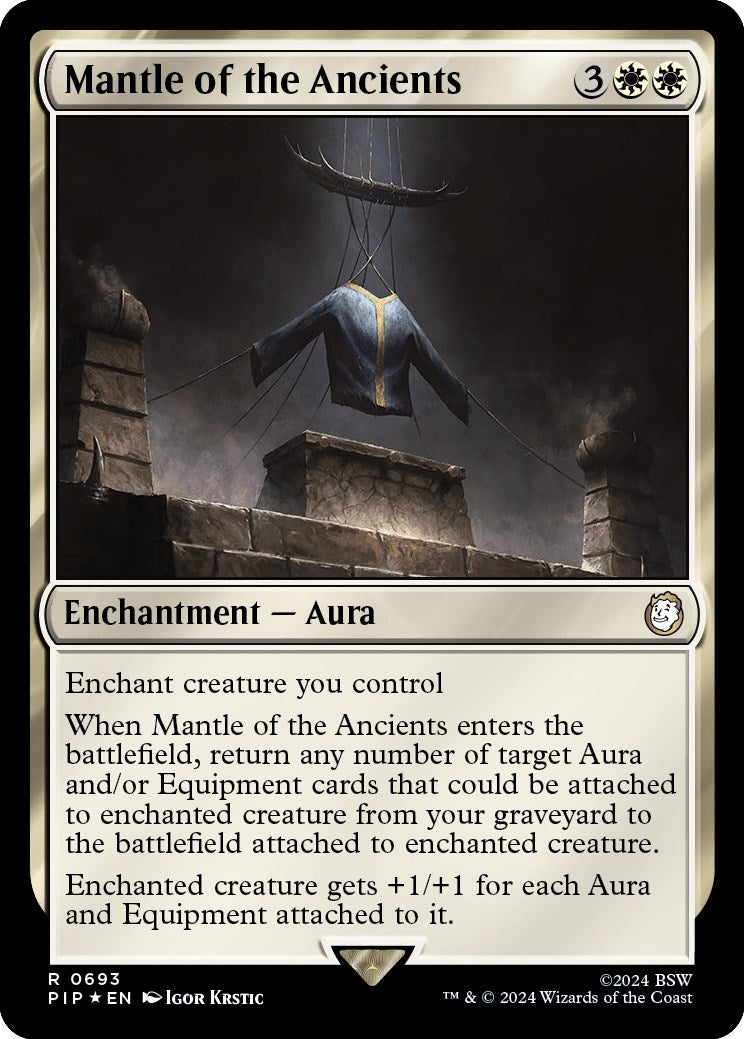 Image for Mantle of the Ancients (Surge Foil) (693) [Universes Beyond: Fallout] - Magic: The Gathering