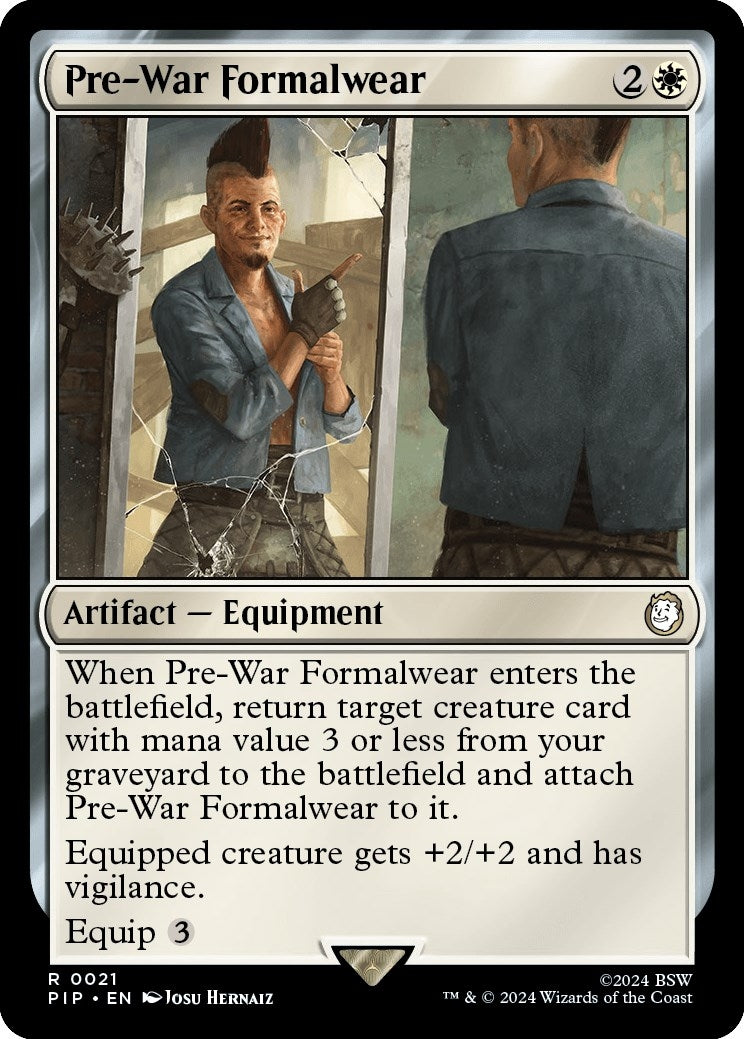 Image for Pre-War Formalwear (21) [Universes Beyond: Fallout] - Magic: The Gathering