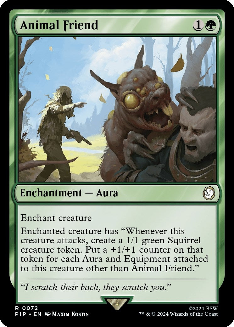 Image for Animal Friend (72) [Universes Beyond: Fallout] - Magic: The Gathering