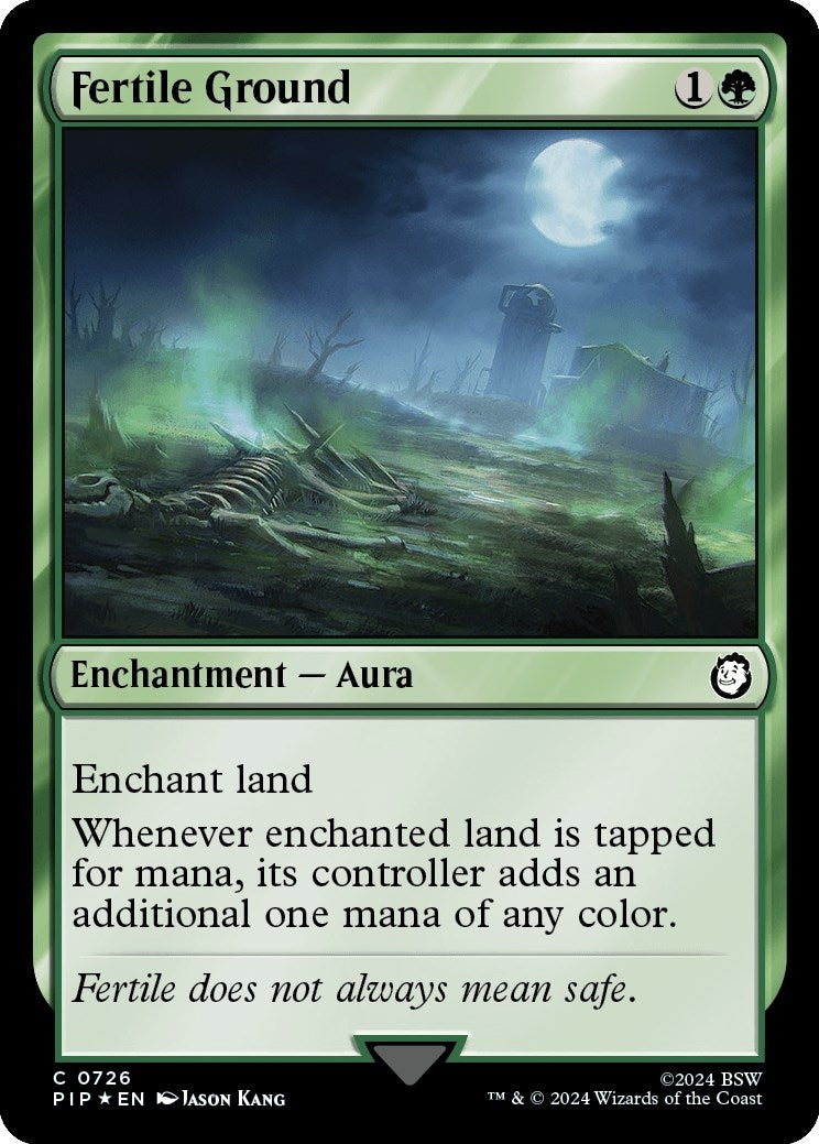 Image for Fertile Ground (Surge Foil) (726) [Universes Beyond: Fallout] - Magic: The Gathering