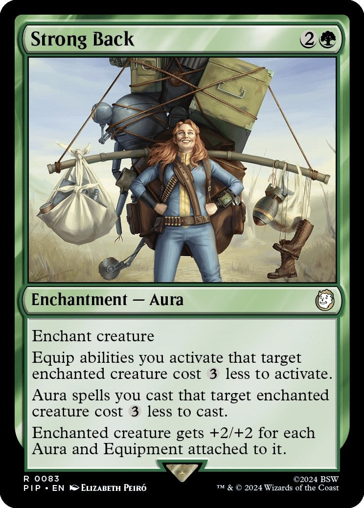 Image for Strong Back (83) [Universes Beyond: Fallout] - Magic: The Gathering
