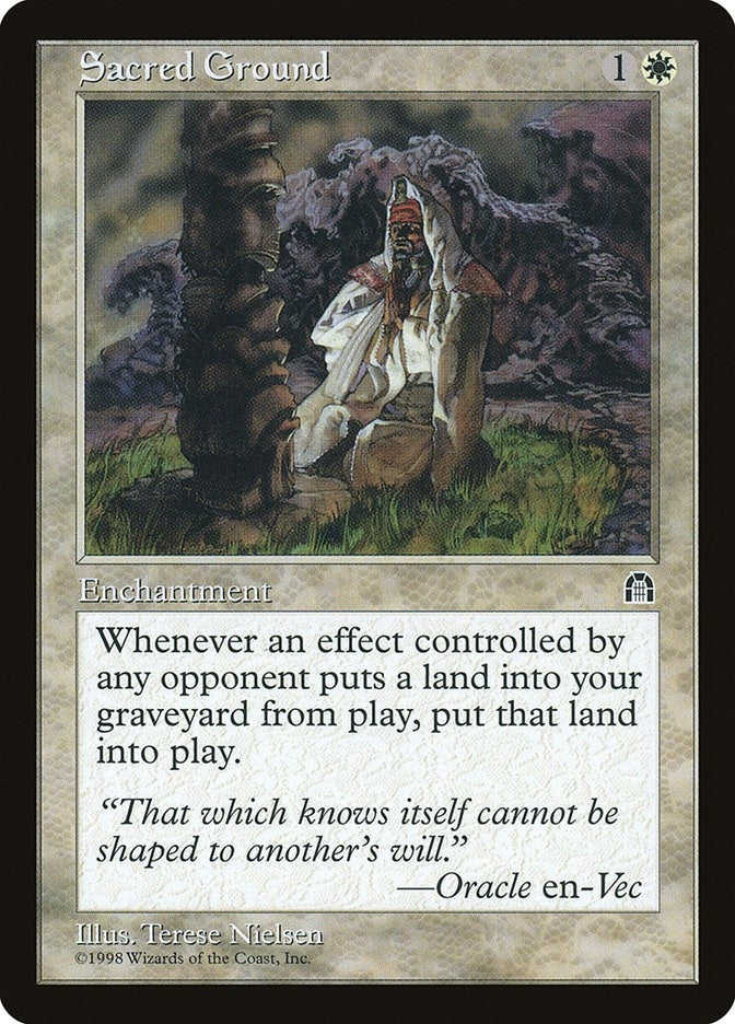 Image for Sacred Ground [Stronghold] - Magic: The Gathering