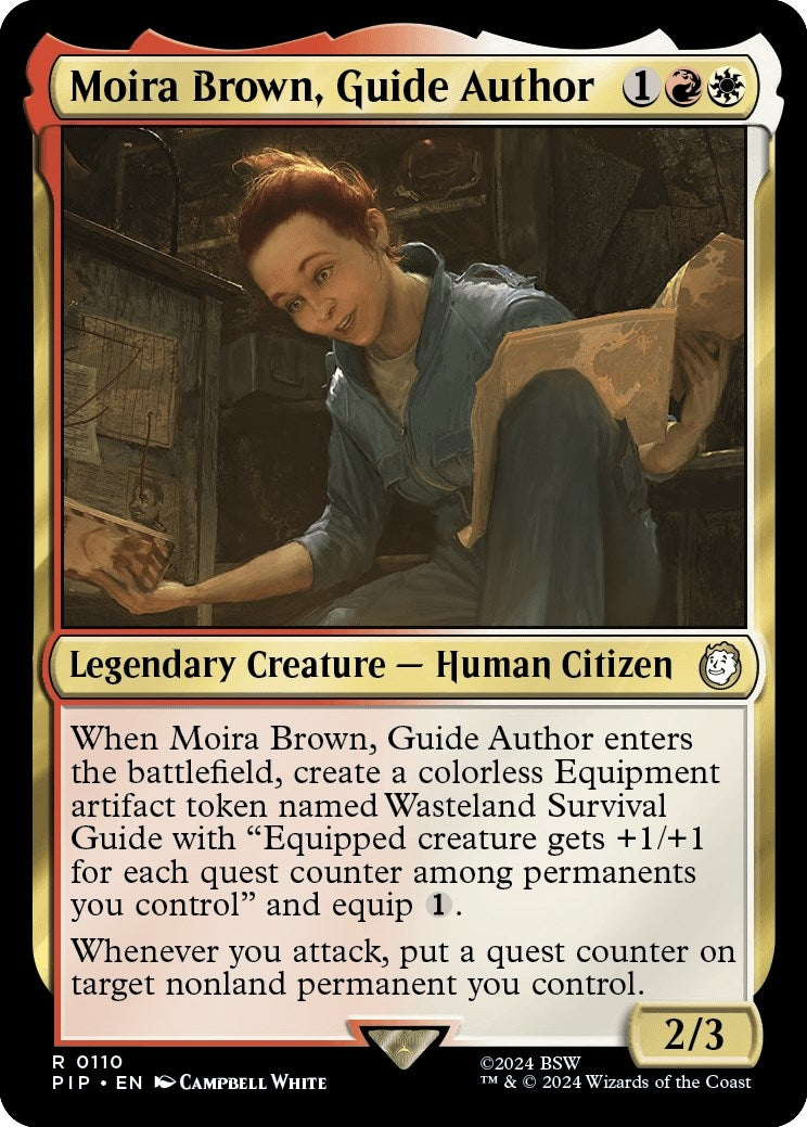 Image for Moira Brown, Guide Author (110) [Universes Beyond: Fallout] - Magic: The Gathering
