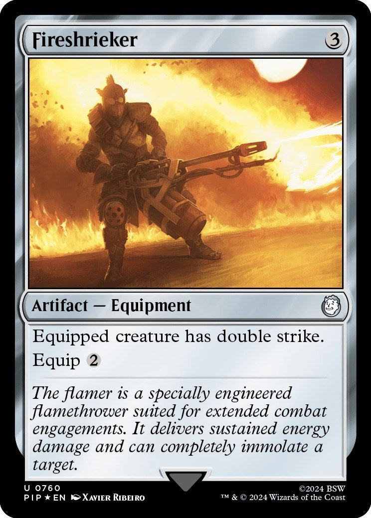 Image for Fireshrieker (Surge Foil) (760) [Universes Beyond: Fallout] - Magic: The Gathering