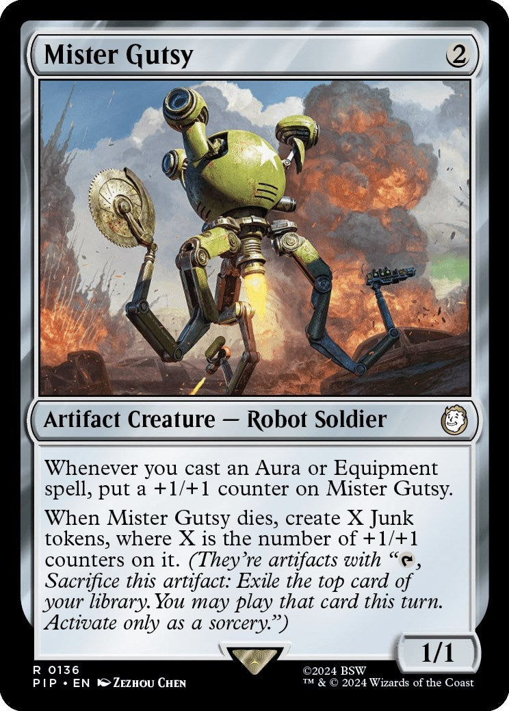 Image for Mister Gutsy (136) [Universes Beyond: Fallout] - Magic: The Gathering