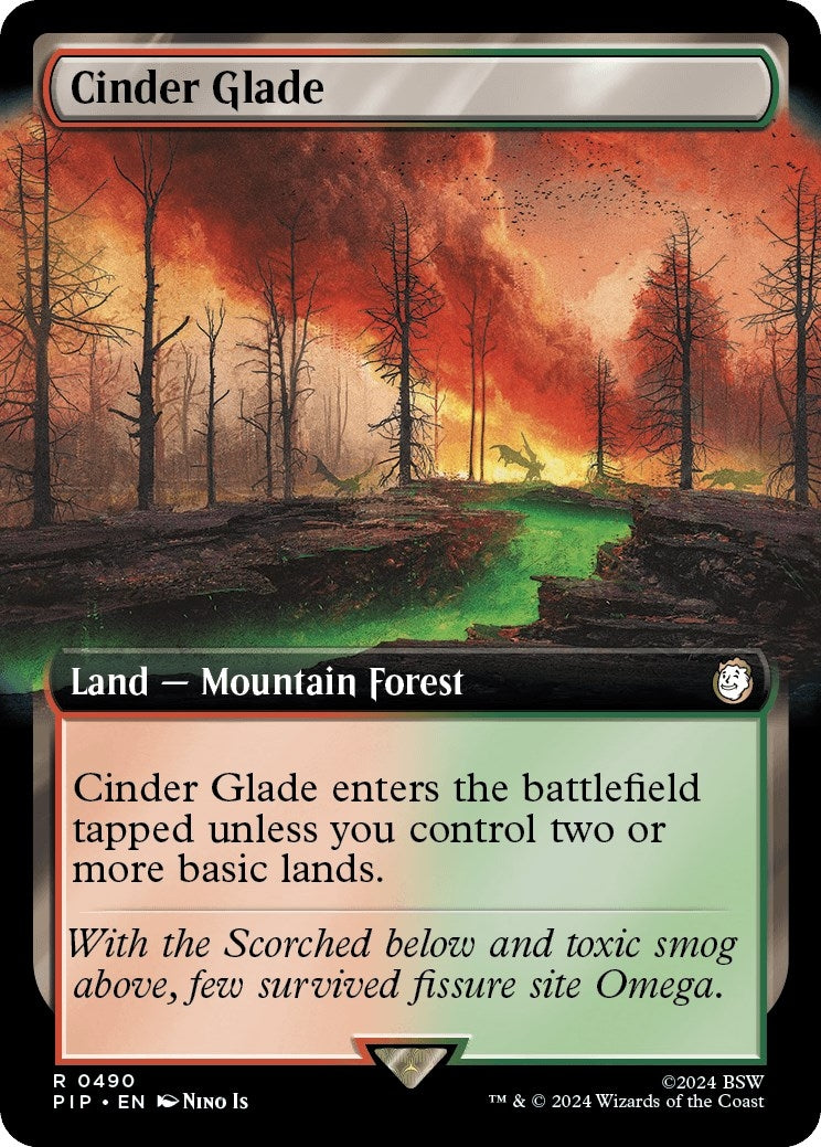 Image for Cinder Glade (Extended Art) (490) [Universes Beyond: Fallout] - Magic: The Gathering