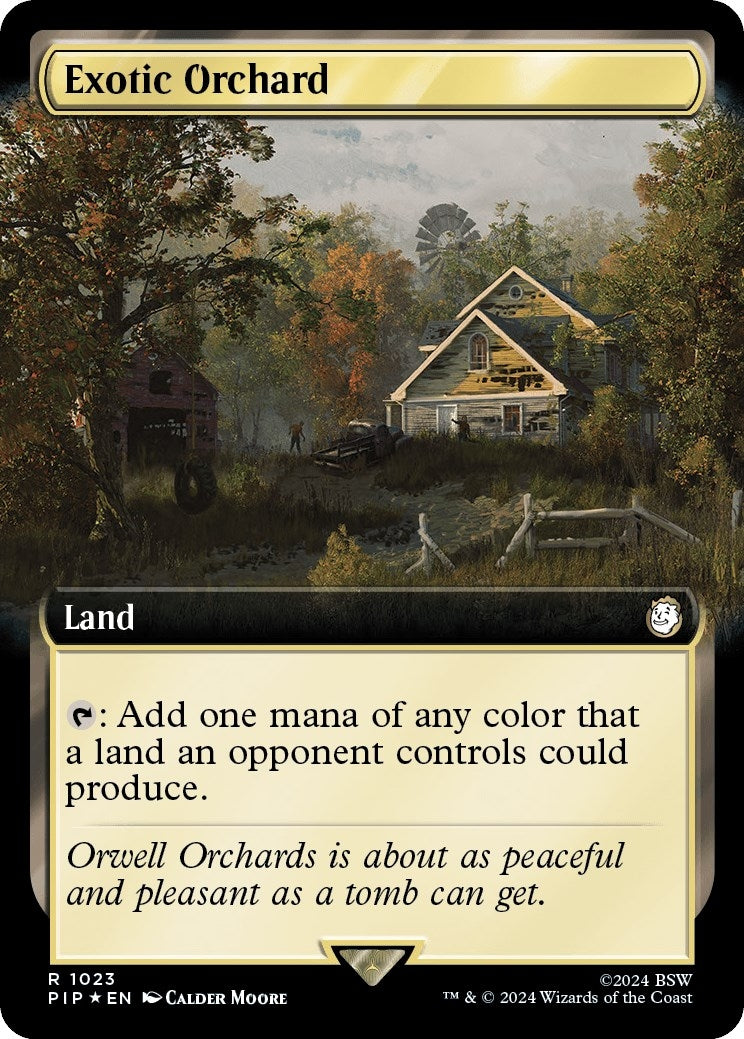 Image for Exotic Orchard (Extended Art) (Surge Foil) (1023) [Universes Beyond: Fallout] - Magic: The Gathering