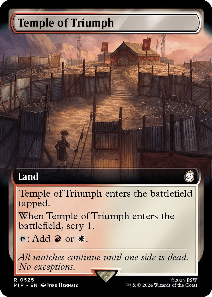 Image for Temple of Triumph (Extended Art) (525) [Universes Beyond: Fallout] - Magic: The Gathering