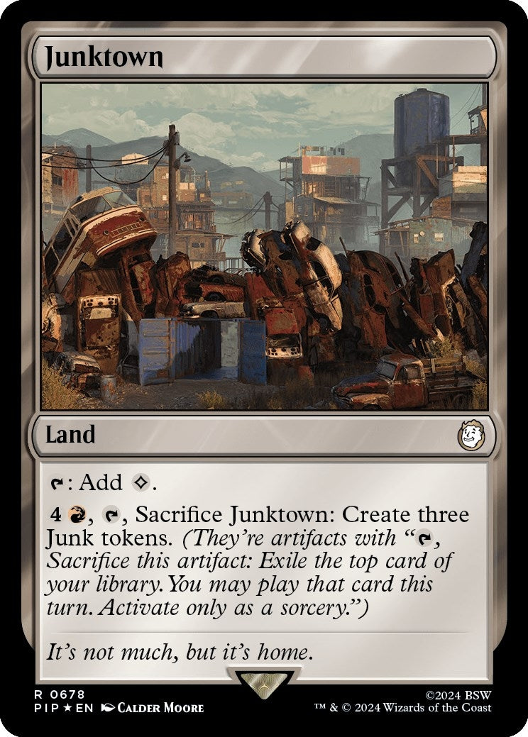Image for Junktown (Surge Foil) (678) [Universes Beyond: Fallout] - Magic: The Gathering