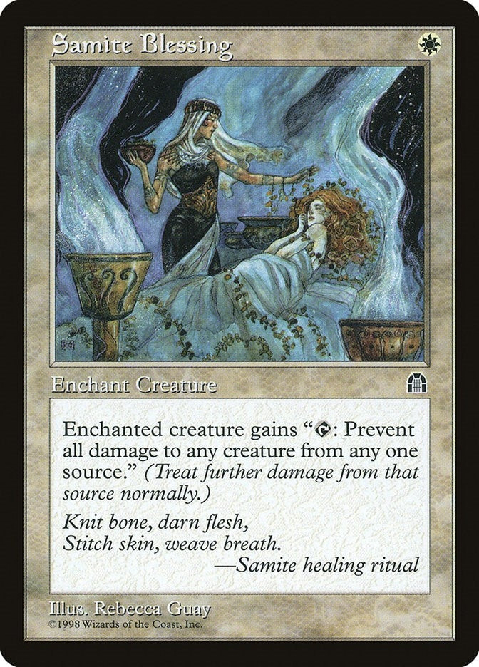 Image for Samite Blessing [Stronghold] - Magic: The Gathering