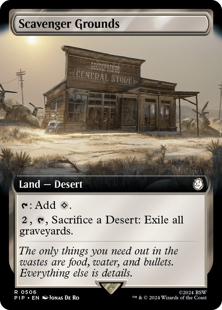 Image for Scavenger Grounds (Extended Art) (506) [Universes Beyond: Fallout] - Magic: The Gathering