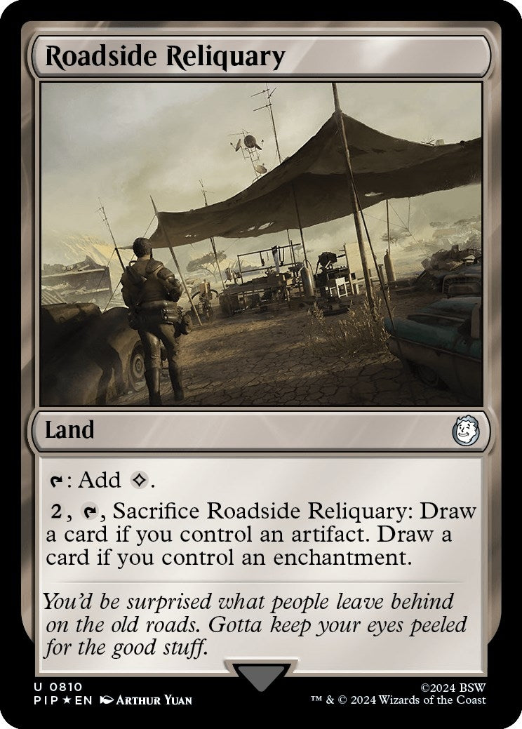 Image for Roadside Reliquary (Surge Foil) (810) [Universes Beyond: Fallout] - Magic: The Gathering