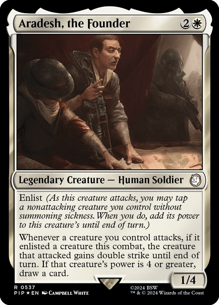 Image for Aradesh, the Founder (Surge Foil) (537) [Universes Beyond: Fallout] - Magic: The Gathering