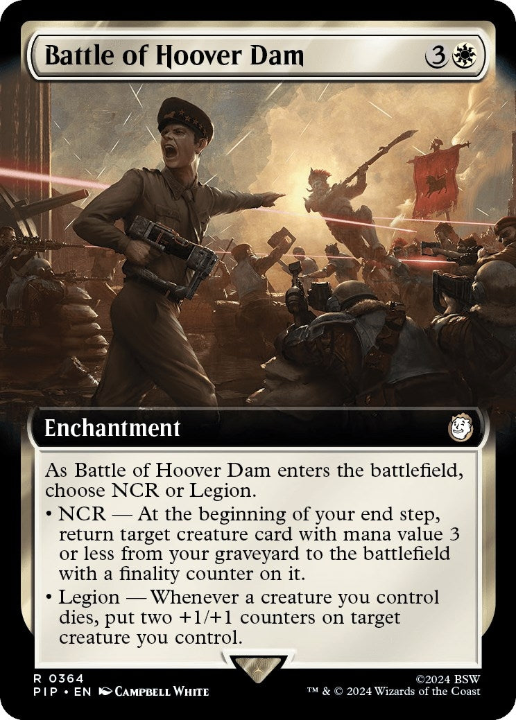 Image for Battle of Hoover Dam (Extended Art) (364) [Universes Beyond: Fallout] - Magic: The Gathering