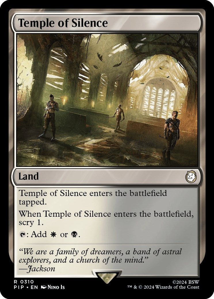 Image for Temple of Silence (310) [Universes Beyond: Fallout] - Magic: The Gathering