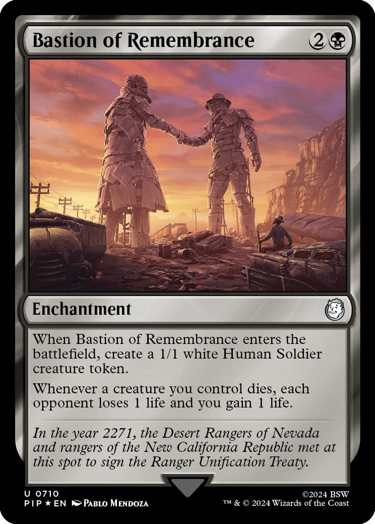Image for Bastion of Remembrance (Surge Foil) (710) [Universes Beyond: Fallout] - Magic: The Gathering