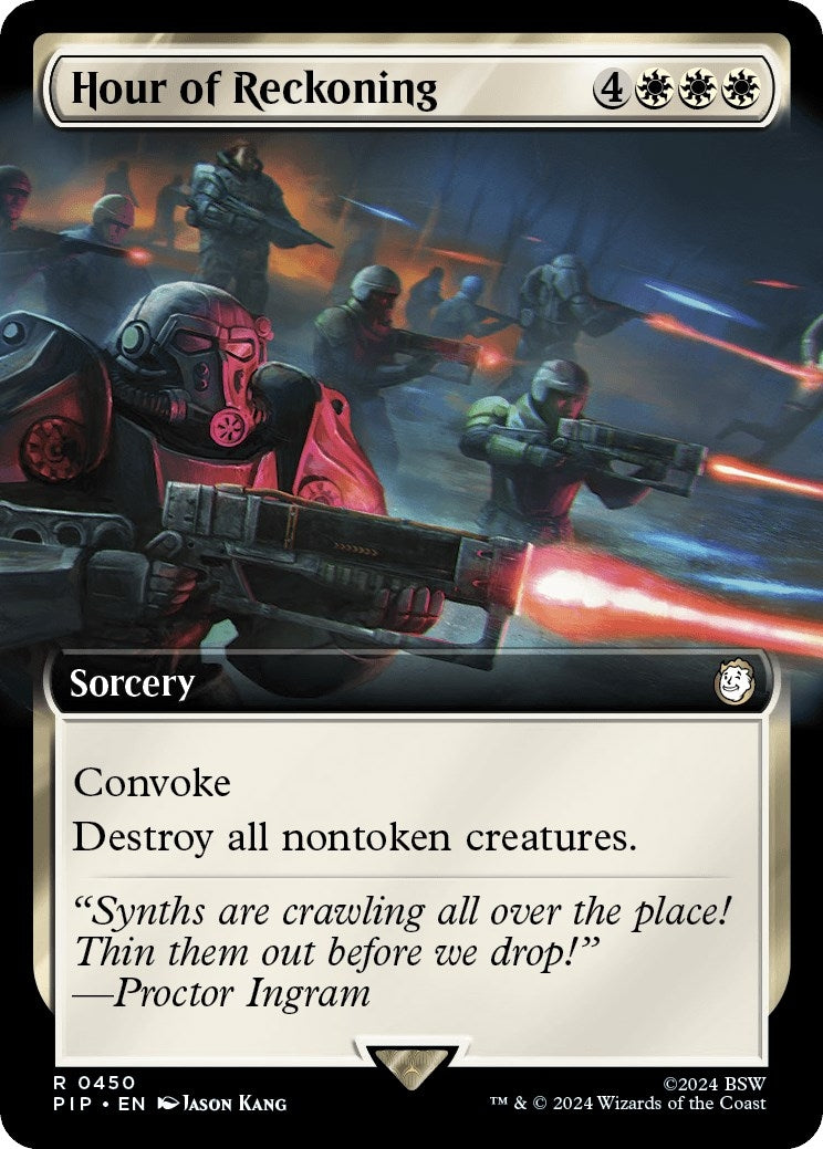 Image for Hour of Reckoning (Extended Art) (450) [Universes Beyond: Fallout] - Magic: The Gathering