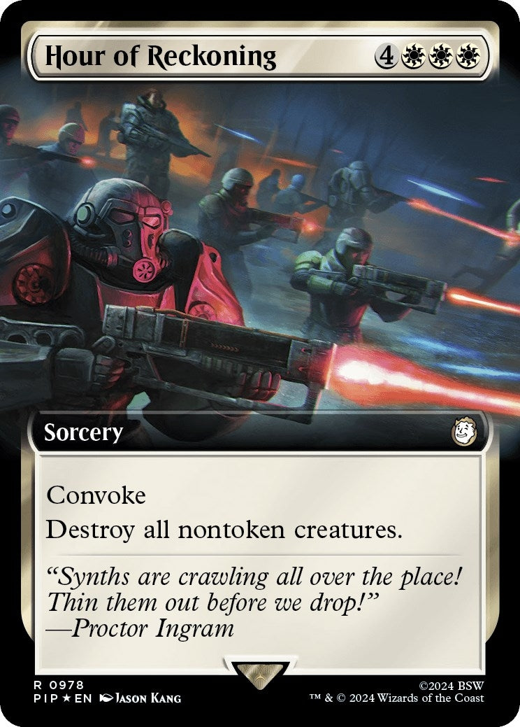 Image for Hour of Reckoning (Extended Art) (Surge Foil) (978) [Universes Beyond: Fallout] - Magic: The Gathering