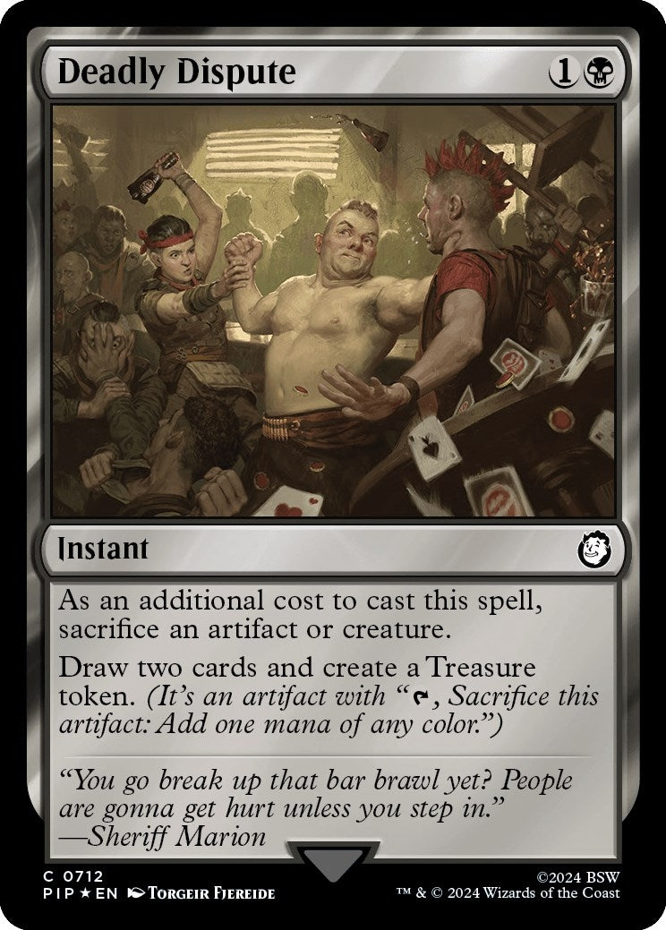 Image for Deadly Dispute (Surge Foil) (712) [Universes Beyond: Fallout] - Magic: The Gathering