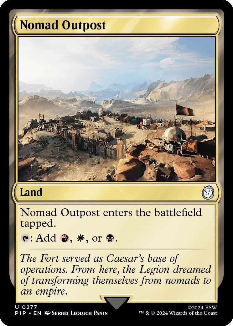Image for Nomad Outpost (277) [Universes Beyond: Fallout] - Magic: The Gathering