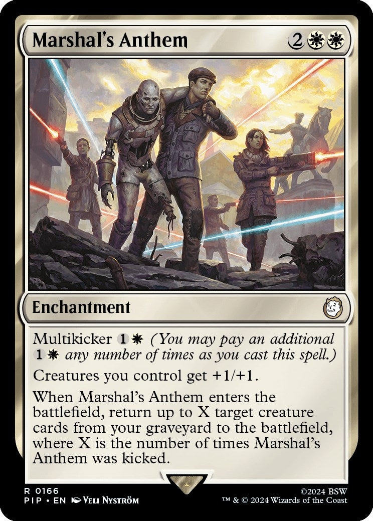 Image for Marshal's Anthem (166) [Universes Beyond: Fallout] - Magic: The Gathering
