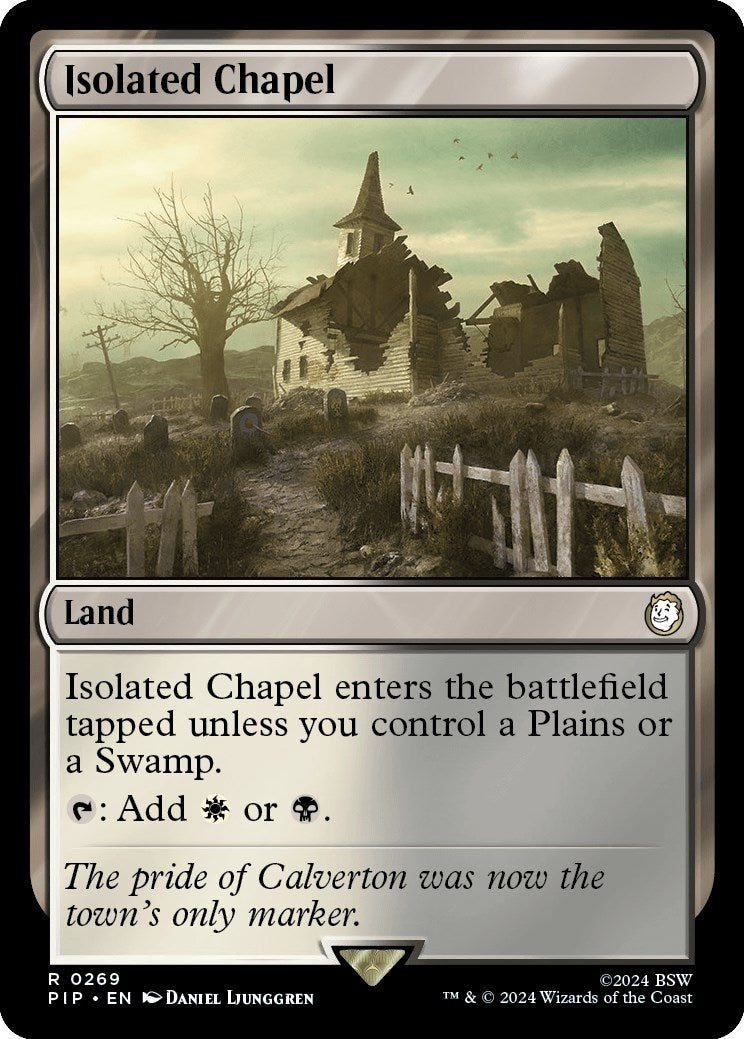 Image for Isolated Chapel (269) [Universes Beyond: Fallout] - Magic: The Gathering