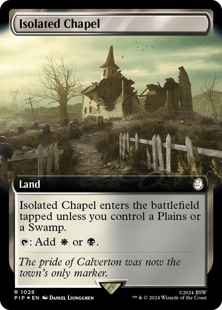 Image for Isolated Chapel (Extended Art) (Surge Foil) (1028) [Universes Beyond: Fallout] - Magic: The Gathering