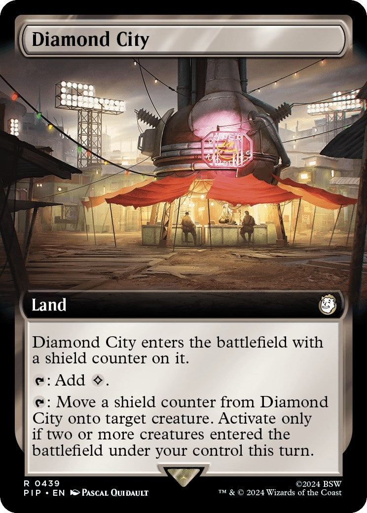 Image for Diamond City (Extended Art) (439) [Universes Beyond: Fallout] - Magic: The Gathering