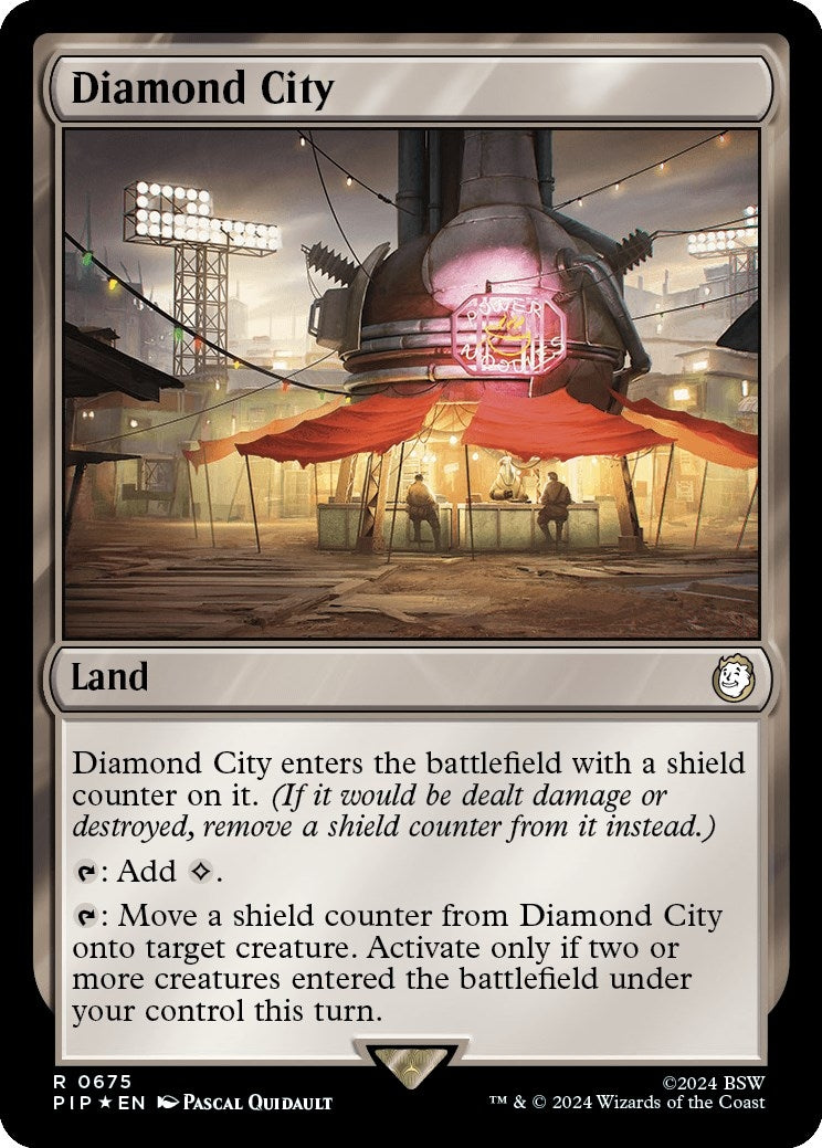 Image for Diamond City (Surge Foil) (675) [Universes Beyond: Fallout] - Magic: The Gathering