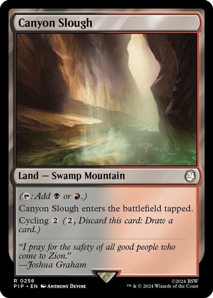 Image for Canyon Slough (256) [Universes Beyond: Fallout] - Magic: The Gathering